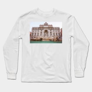 Trevi Fountain Upfront Long Sleeve T-Shirt